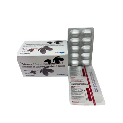 Rabeprazole Sodium (enteric coated) + Domperidone (Sustained Release) Capsules