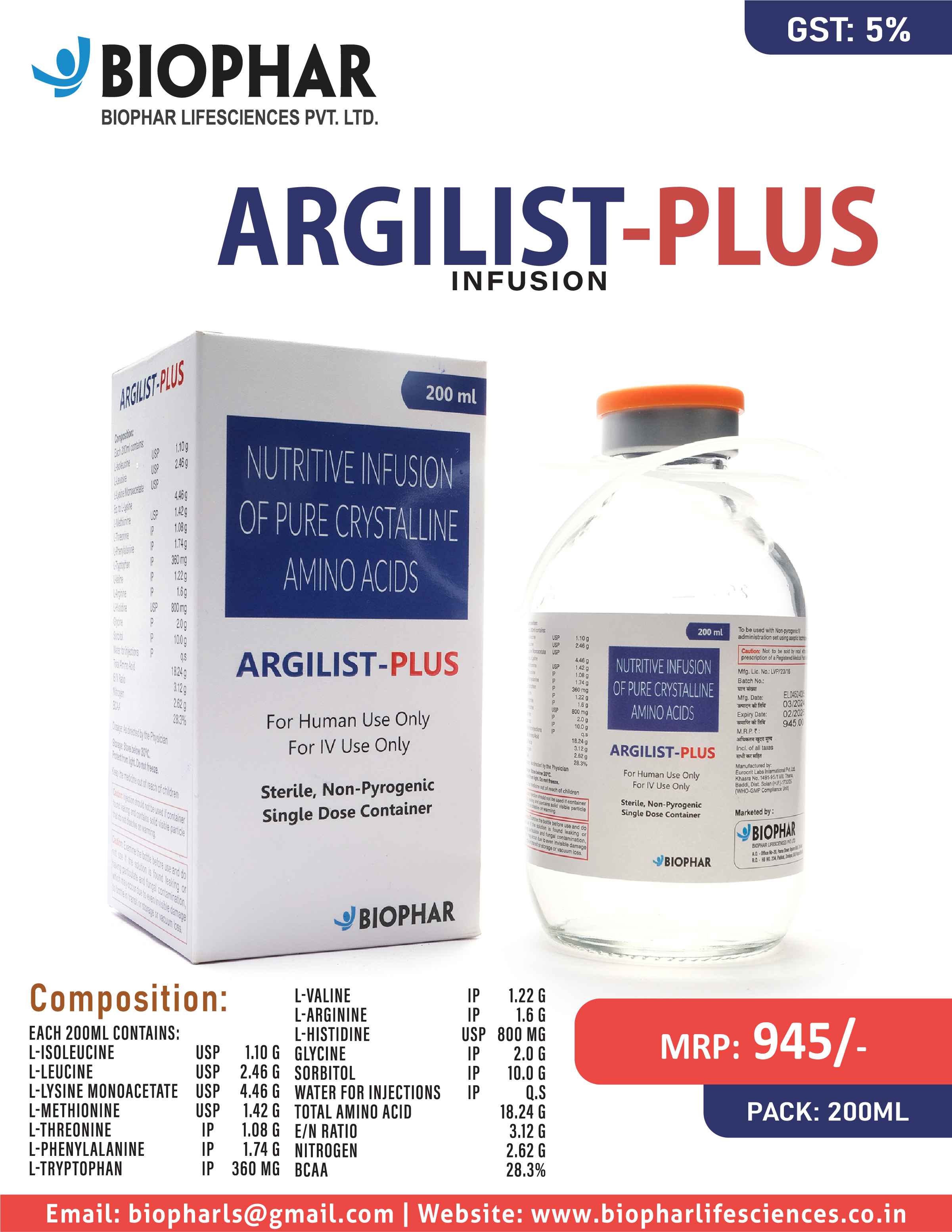 ARGILIST -PLUS