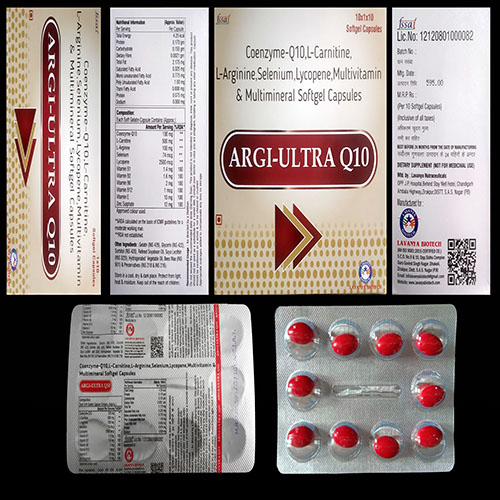Argi-Ultra Q10 Soft Gel Capsules