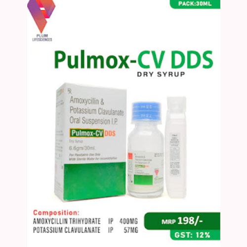 PULMOX-CV DDS DRY SYRUP