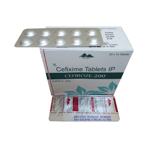 Cefixime 100mg  / 200mg Tablets
