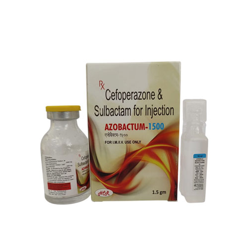 Cefoperazone Sodium IP 1000 mg + Sulbactam Sodium USP 500 mg Injection