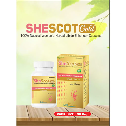 SHESCOT-GOLD HEALTH, VIGOUR, VITALITY AND STAMINA FOR FEMALES Capsules