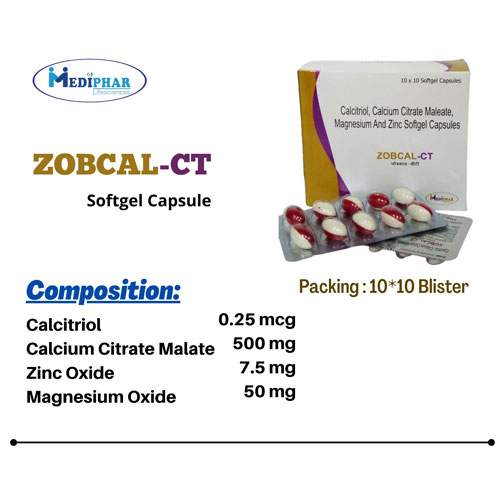  ZOBCAL-CT SOFTGEL CAPSULES