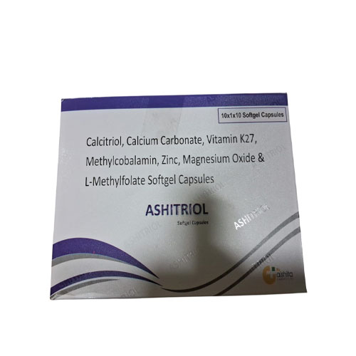Calcitriol+ Calcium Carbonate+ Vitamin K27+ Methylcobalamin+ Zinc+ Magnesium Oxide+ L-Methylfola