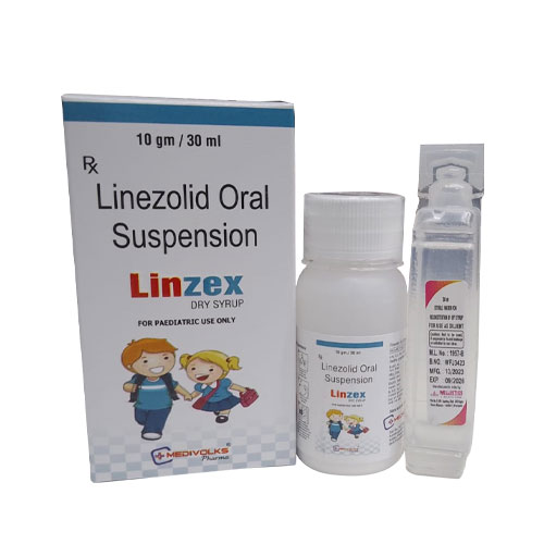 LINZEX DRY SYRUP WITH WATER