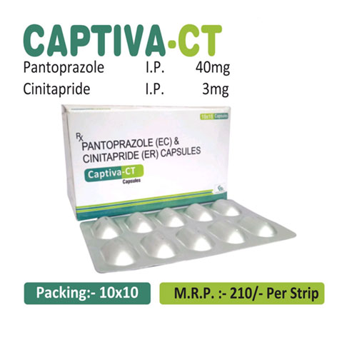 Pantoprazole (EC) + Cinitapride (ER) CAPSULES