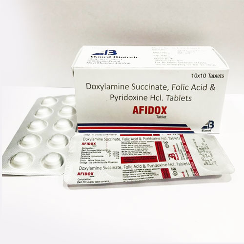 DOXYLAMINE SUCCINATE + FOLIC ACID + PYRIDOXINE HYDROCHLORIDE Tablets