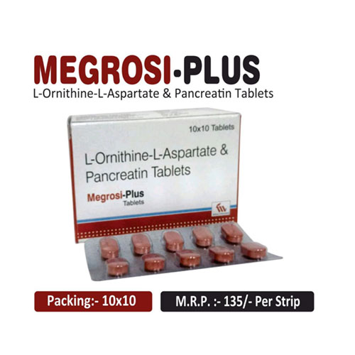 L-Ornithine + L-Aspartate 150MG+ Pancreatin 100mg Tablets