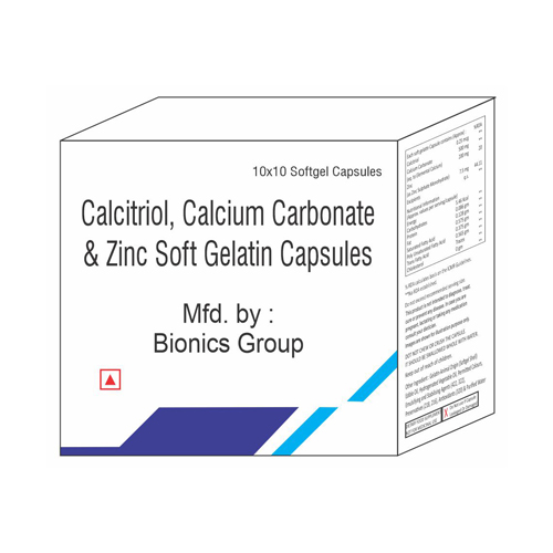 CALCITRIOL+CALCIUM CARBONATE+ZINC Softgel Capsules