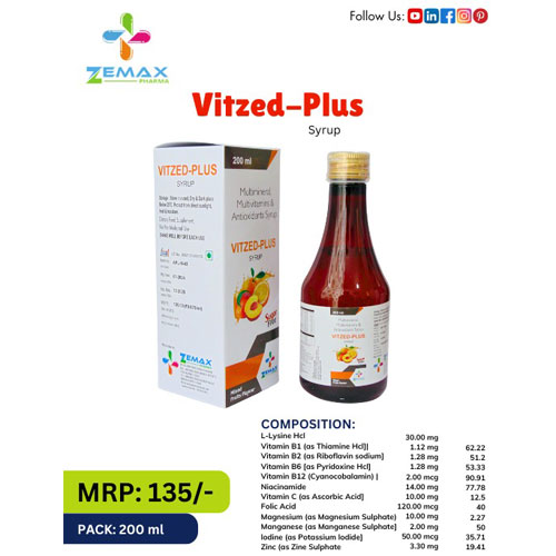 VITZED-PLUS Syrups