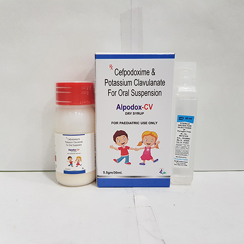 ALPODOX-CV WITH WATER Dry Syrup