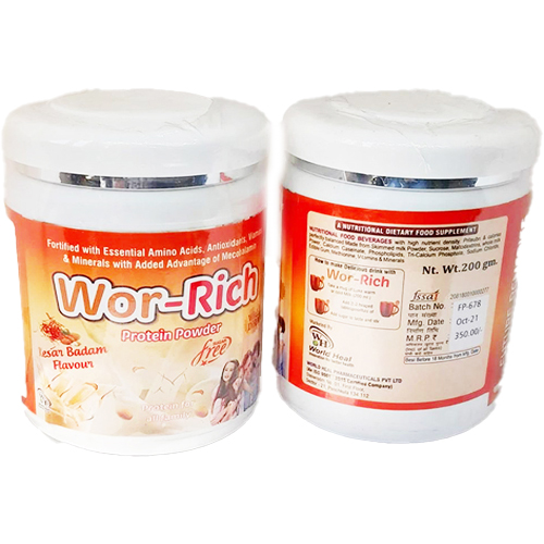 WOR RICH -DHA Protein Powder (KESAR  BADAM )