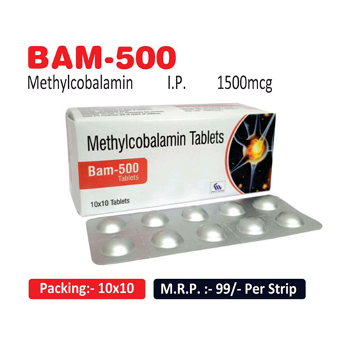 Methylcobalamin I.P. 1500mcg Tablets
