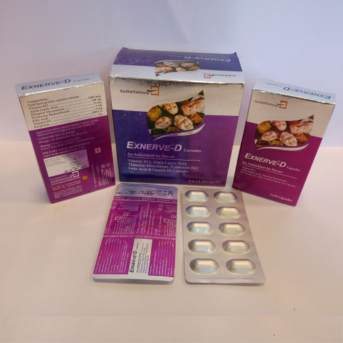 Vitamin B12+ Alpha Lipoic Acid+ Thiamine Mononitrate + Pyridoxine Hcl + Folic Acid + Vitamin D3 Caps