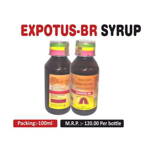 Bromhexine IP 2 Mg+ Terbutaline IP 1.25 Mg+ Guaiphenesin IP 50 Mg+ Menthol IP 0.5 Mg /5ML Syrup