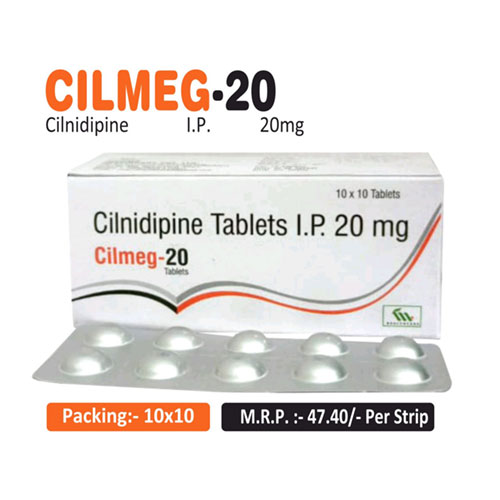 Cilnidipine 20 mg Tablets