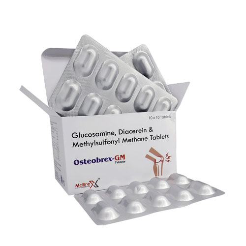 GLUCOSAMINE 750MG + DIACEREIN 50MG + METHYLSULFONYL TABLETS