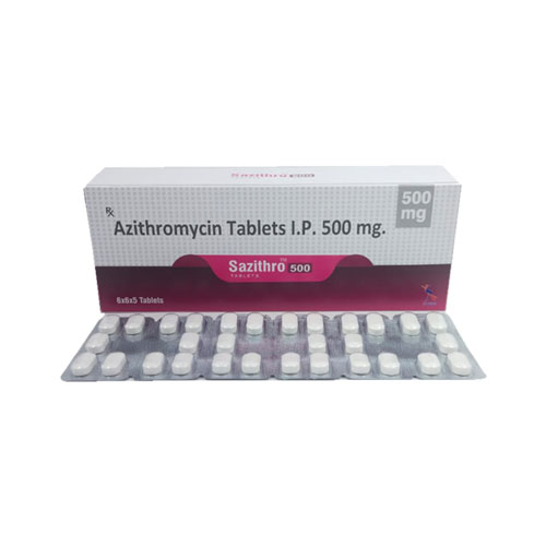 SAZITHRO-500 TABLETS (6*6*5 Blister)