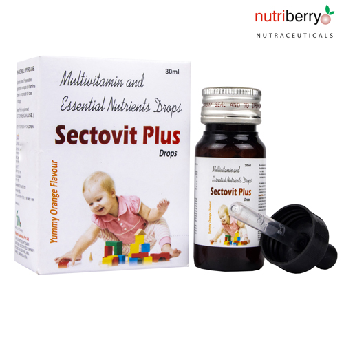 Multivitamin + Essential Nutrients  Drops (Yummy Orange Flavour)