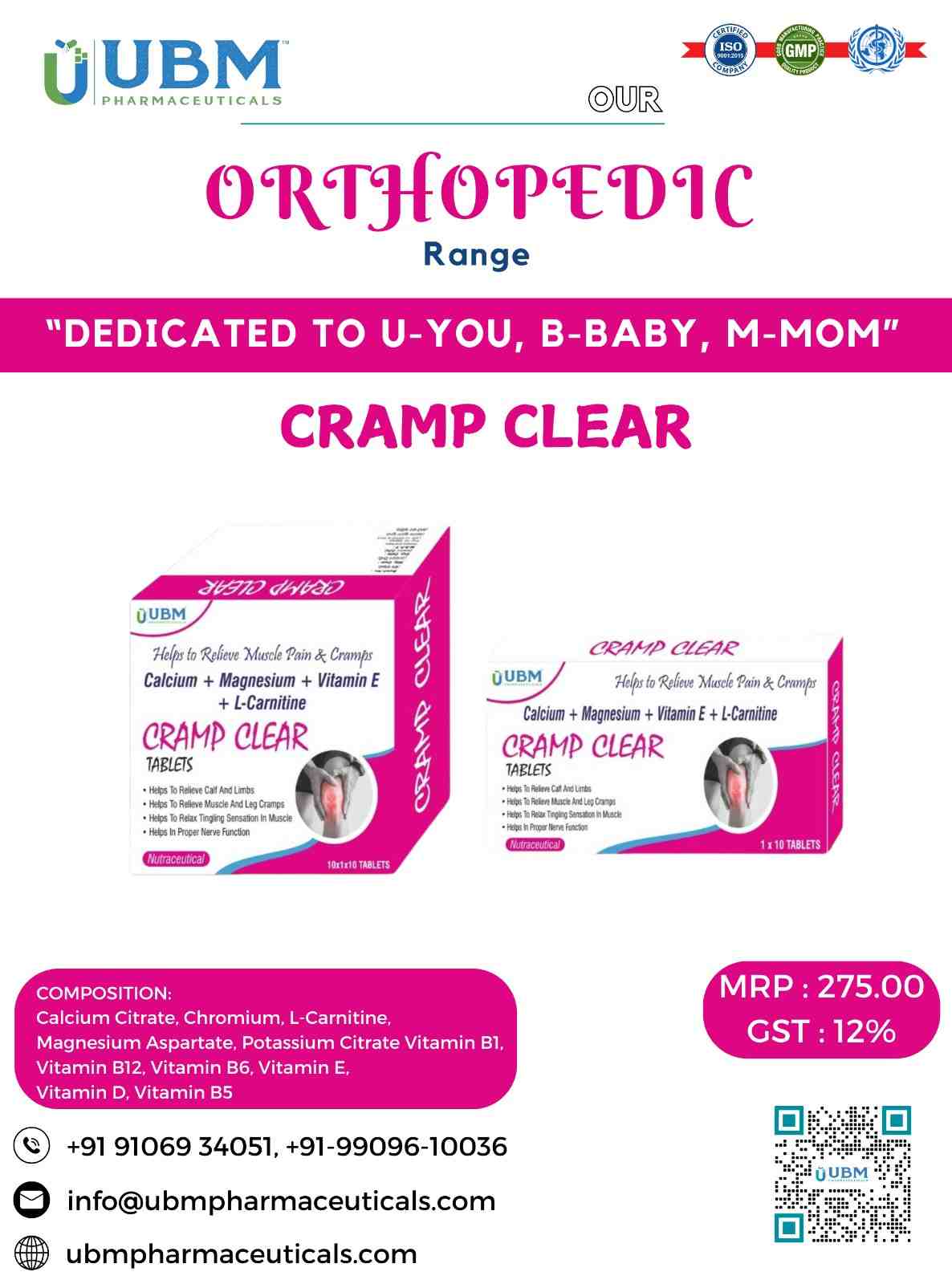 CRAMP CLEAR