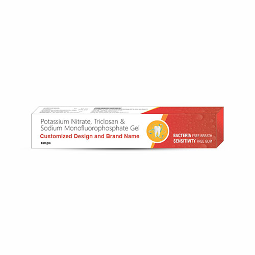 SODIUM MONOFLUOROPHOSPHATE + POTASSIUM NITRATE WITH TRICLOSAN TOOTHPASTE