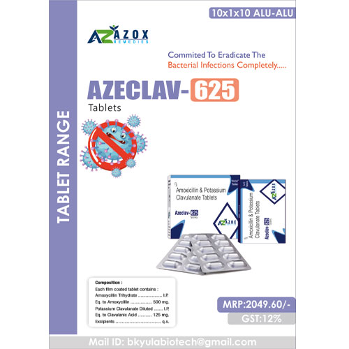 AZECLAV-625 TABLETS