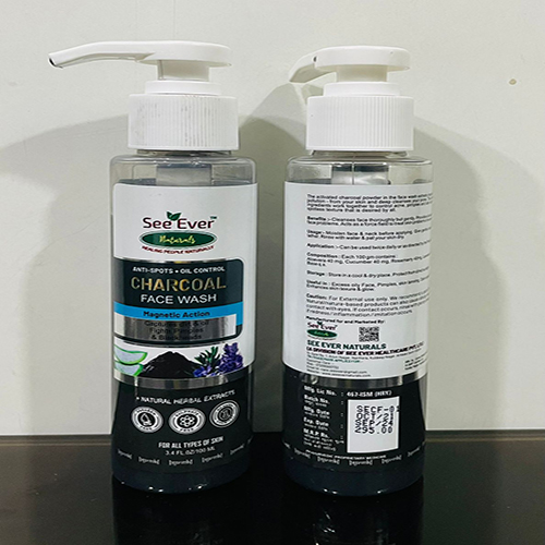 SEE EVER NATURALS CHARCOAL FACE WASH