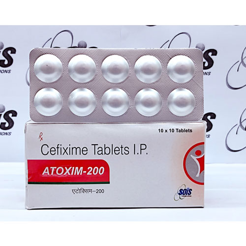 ATOXIM-200 TABLETS (Alu Alu)