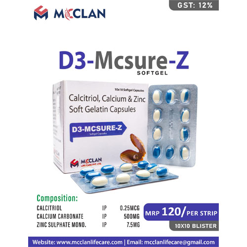 D3-MCSURE-Z Softgel Capsules