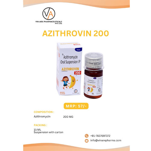Azithrovin-200 Suspension