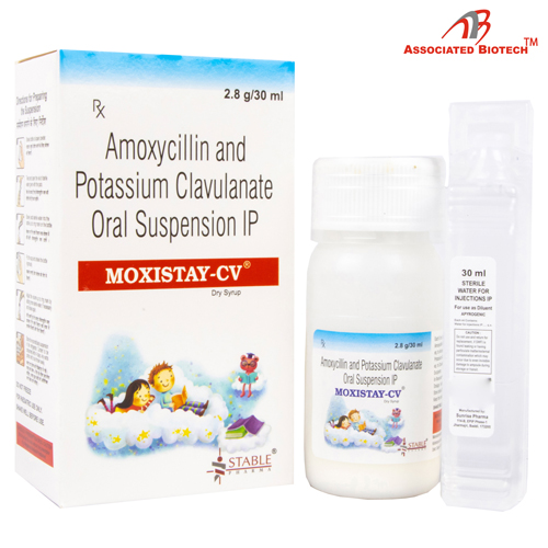 Amoxycillin 200mg +Clavulanic Acid - 28.5mg / 5ml Dry Syrup