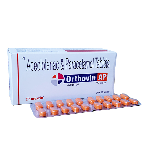 Aceclofenac 100mg + Paracetamol 325mg(20*10) Tablets
