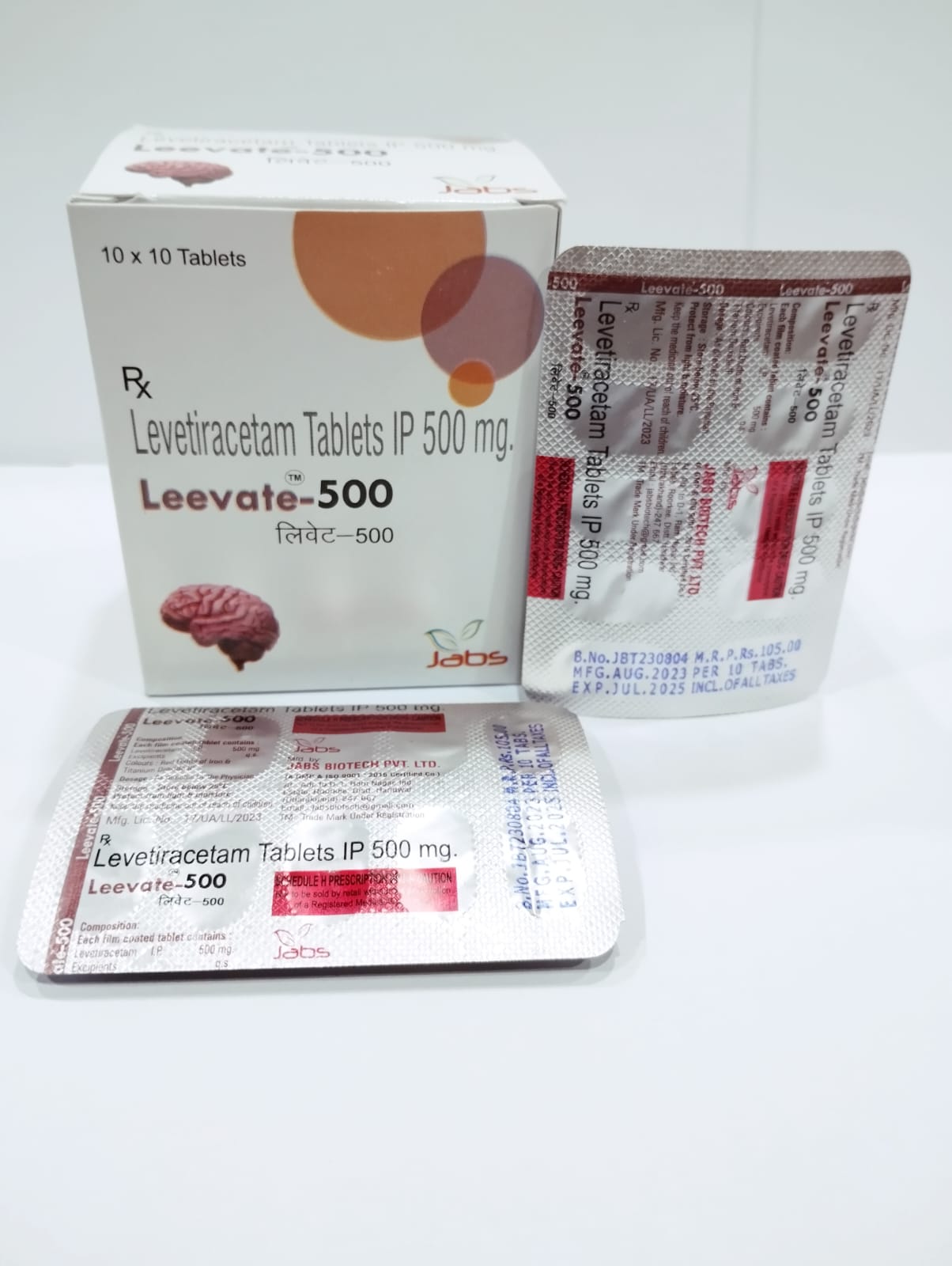 Levetiracetam Tablets Ip 500mg