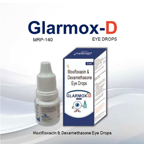 GLARMOX-D Eye Drops