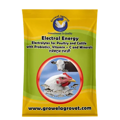Electral Energy – Electrolytes with Vitamins, Minerals & Probiotics for Poultry, Birds and Animals
