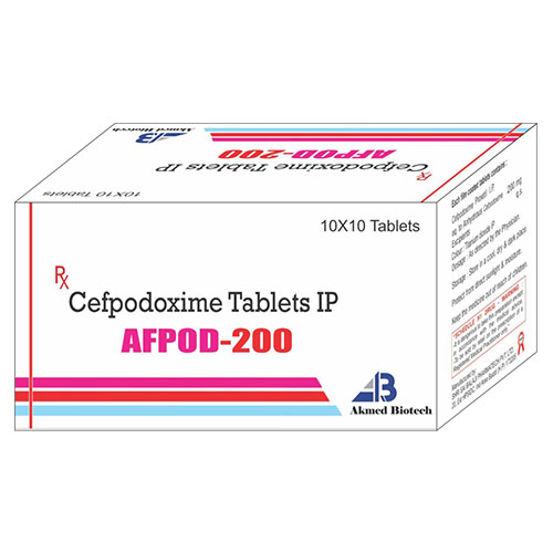 CEFPODOXIME PROXETIL 200mg Tablets