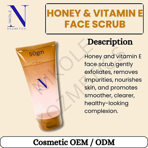 Honey and Vitamin E Face Scrub