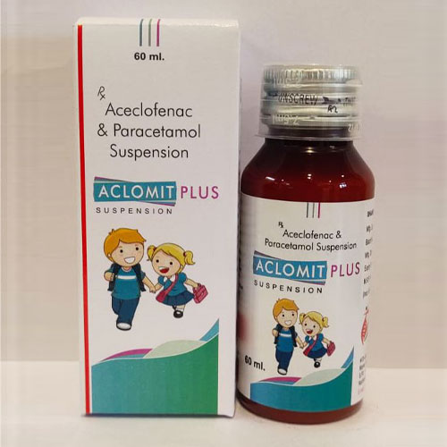 Aceclofenac+ Paracetamol Suspension (Pediatric) 60ml