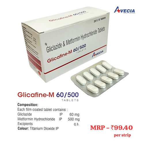 Glicafine-M 60/500 Tablets