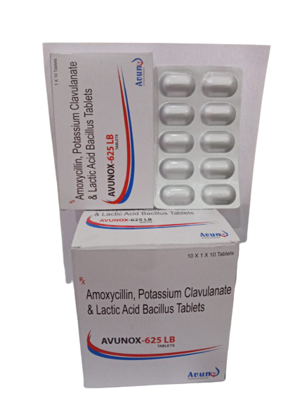 AVUNOX 625 LB 10X6 Tablets
