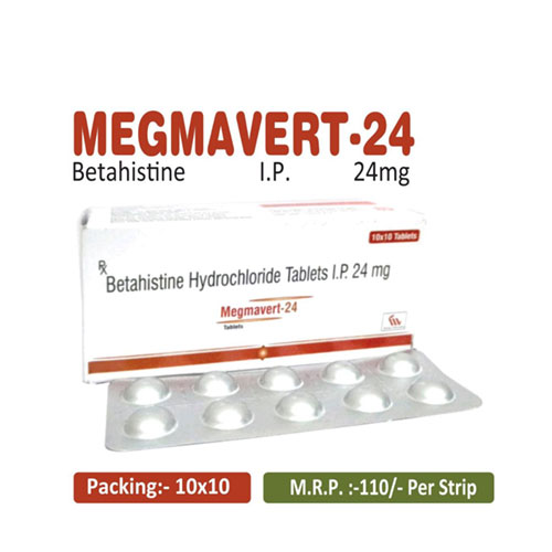 Betahistine HCL I.P. 24mg Tablets (ALU-ALU)