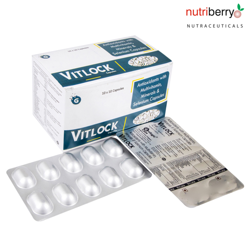 Vitamins+Minerals+Anti-oxidant+Pyridoxine Hydrochloride 1.95mg+Folic Acid 160mcg+Selenium 36mcg Cap 