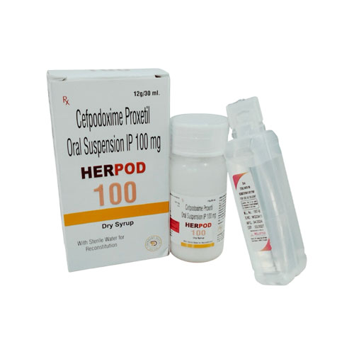 HERPOD-100 Dry Syrups (30ML WITH WATER)