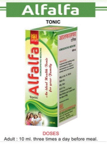 Alfalfa Health Tonic