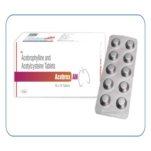 Acebrophylline + Acetylcysteine Tablets