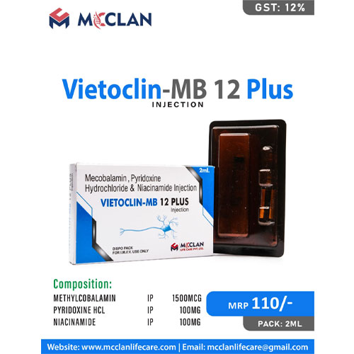 VIETOCLIN-MB12 PLUS INJECTION (DISPO PACK)