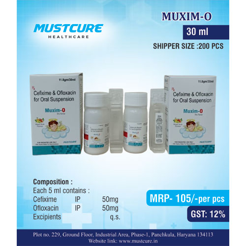 MUXIM-O DRY SYRUP