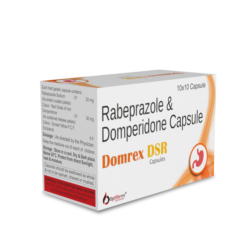 Rabeprazole 20 Mg + Domperidone 30 Mg Capsules