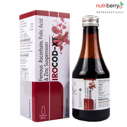 Ferrous Ascorbate + Folic Acid + Zinc Suspension